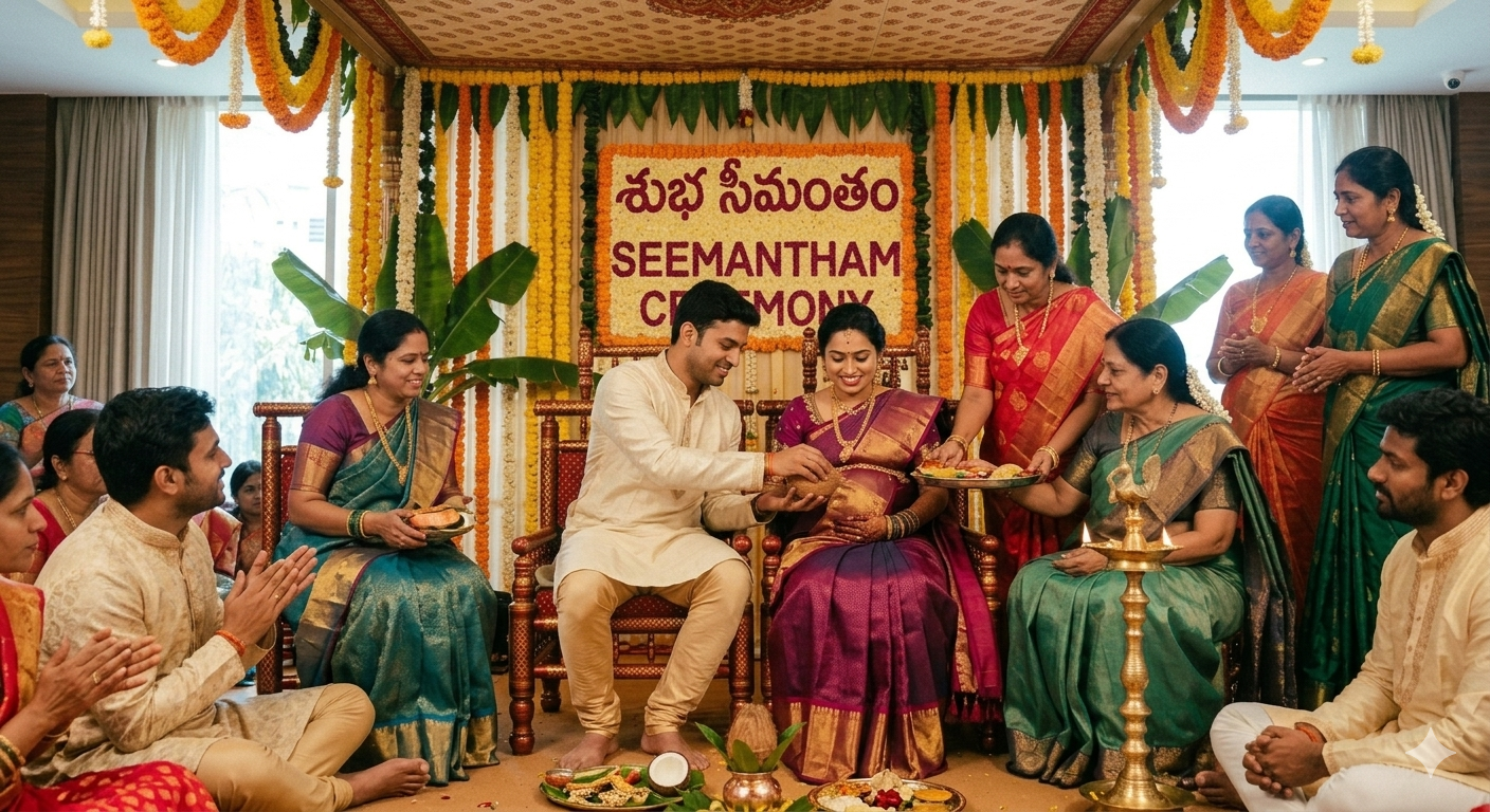 Traditional Seemantham Function